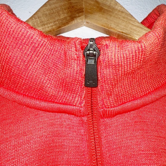 Under Armour men’s orange storm 1 cold gear loose fit quarter zip up jacket - Picture 6 of 12